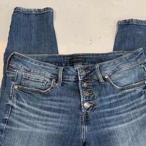 Silver Jeans Women's High Rise Blue Denim